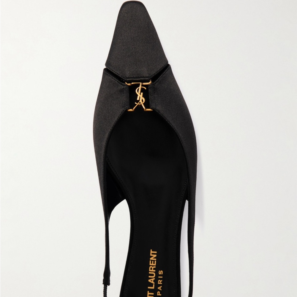 Saint Laurent Babylone Slingback Flats